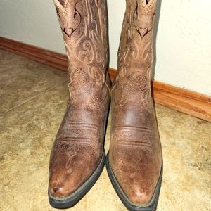 Women's Justin Western Boots Size 9, Brown